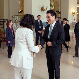 Visite de M. Jang, envoyé spécial du président de la République de Corée