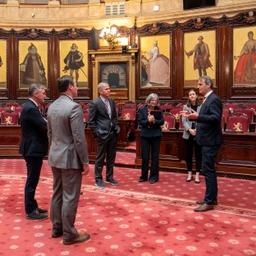 Bezoek van een delegatie van parlementsleden uit de Amerikaanse staat Georgia