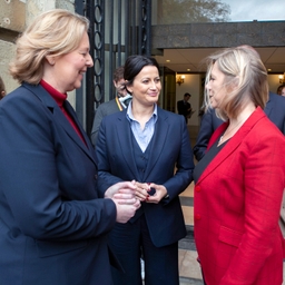 Visite de la présidente du Bundestag allemand