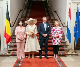 Visite de Willem-Alexander et Máxima au parlement