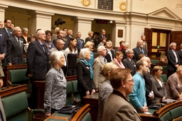 La Fête du Roi au Parlement féderal - “Hommage aux bénévoles et aux volontaires” - 15/11/2011