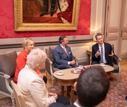 Bezoek van de Groothertog van Luxemburg
