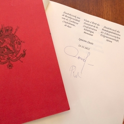 Bezoek van de president van de Zwitserse Confederatie