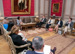 Visite du groupe d'amitié "Belgique-Arménie" de l'UIP