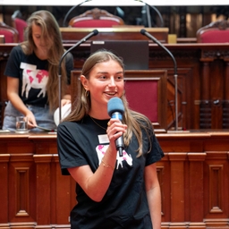 Jongerenparlement in de Senaat