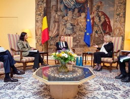 Bezoek van Roberta Metsola, voorzitster van het Europees Parlement
