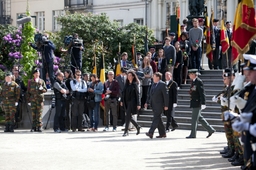 Cérémonie de commémoration des 70 ans de la fin de la Seconde Guerre mondiale en Europe