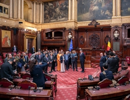 Staatsbezoek van de president van Singapore