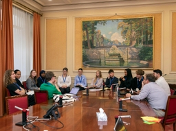 Jeugdraden debatteren in de Senaat over klimaat en biodiversiteit