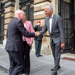 Visite des Présidents de la Première et Seconde Chambre des États généraux des Pays-Bas