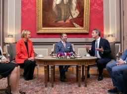 Bezoek van de Groothertog van Luxemburg