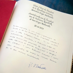 Bezoek van de president van de Republiek Italië aan het Federaal Parlement