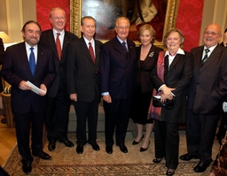 Koningsfeest in het Federale parlement - réception