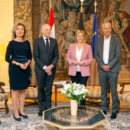 Visite des Présidents de la Première et Seconde Chambre des États généraux des Pays-Bas