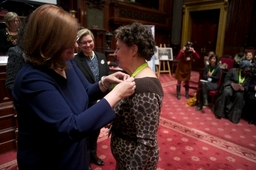 Ceremonie "Zoek uw Vredesvrouw 2014"