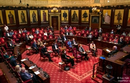 Inauguration du portrait de Monsieur Jacques Brotchi, ancien président du Sénat