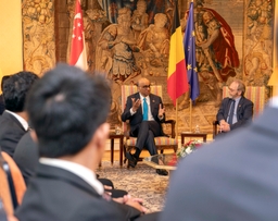 Staatsbezoek van de president van Singapore