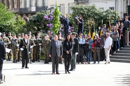 Cérémonie de commémoration des 70 ans de la fin de la Seconde Guerre mondiale en Europe