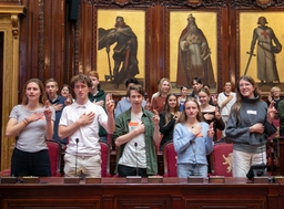 Jongerenparlement in de Senaat