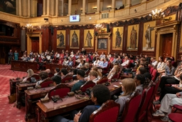 Jeugdraden debatteren in de Senaat over klimaat en biodiversiteit