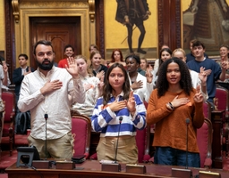 Jongerenparlement in de Senaat