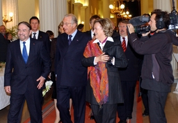 Fête du Roi au Parlement fédéral - arrivée