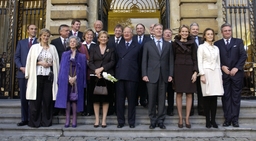 Fête du Roi au Parlement fédéral - arrivée