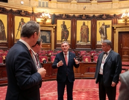 Bezoek van een delegatie van parlementsleden uit de Amerikaanse staat Georgia