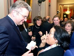 Koningsfeest in het Federale parlement - réception