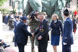 Cérémonie de commémoration des 70 ans de la fin de la Seconde Guerre mondiale en Europe