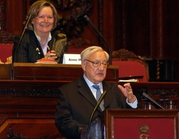 Visite de M. Christian PONCELET, Président du Sénat français