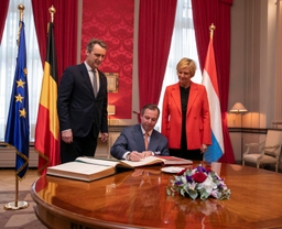 Bezoek van de Groothertog van Luxemburg