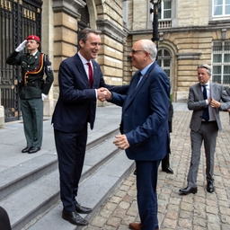 Bezoek van de voorzitter van de Bundesrat aan de Senaat