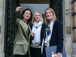Bezoek van Roberta Metsola, voorzitster van het Europees Parlement