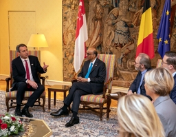 Staatsbezoek van de president van Singapore