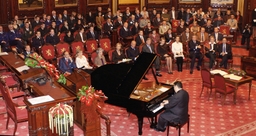 Koningsfeest in het Federale parlement - hémycle du Sénat