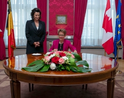 Bezoek van een delegatie van de Canadese Senaat