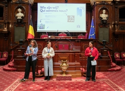 Jeugdraden debatteren in de Senaat over klimaat en biodiversiteit