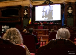 Inauguration du portrait de Monsieur Jacques Brotchi, ancien président du Sénat