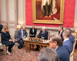 Bezoek van de president van de Republiek Italië aan het Federaal Parlement