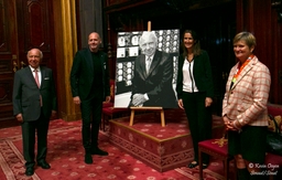 Inauguration du portrait de Monsieur Jacques Brotchi, ancien président du Sénat