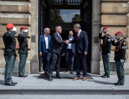 Bezoek van de voorzitter van het Monegaskisch Parlement