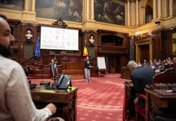 Jongerenparlement in de Senaat