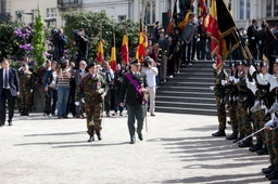 Cérémonie de commémoration des 70 ans de la fin de la Seconde Guerre mondiale en Europe