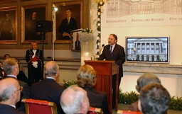 Koningsfeest in het Federale parlement - salle de lecture de la Chambre