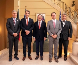 Bezoek van een delegatie van parlementsleden uit de Amerikaanse staat Georgia