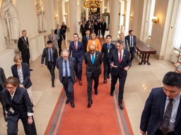Staatsbezoek van de president van Singapore