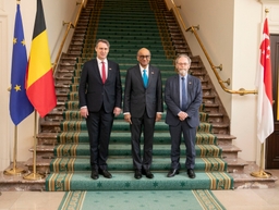Staatsbezoek van de president van Singapore
