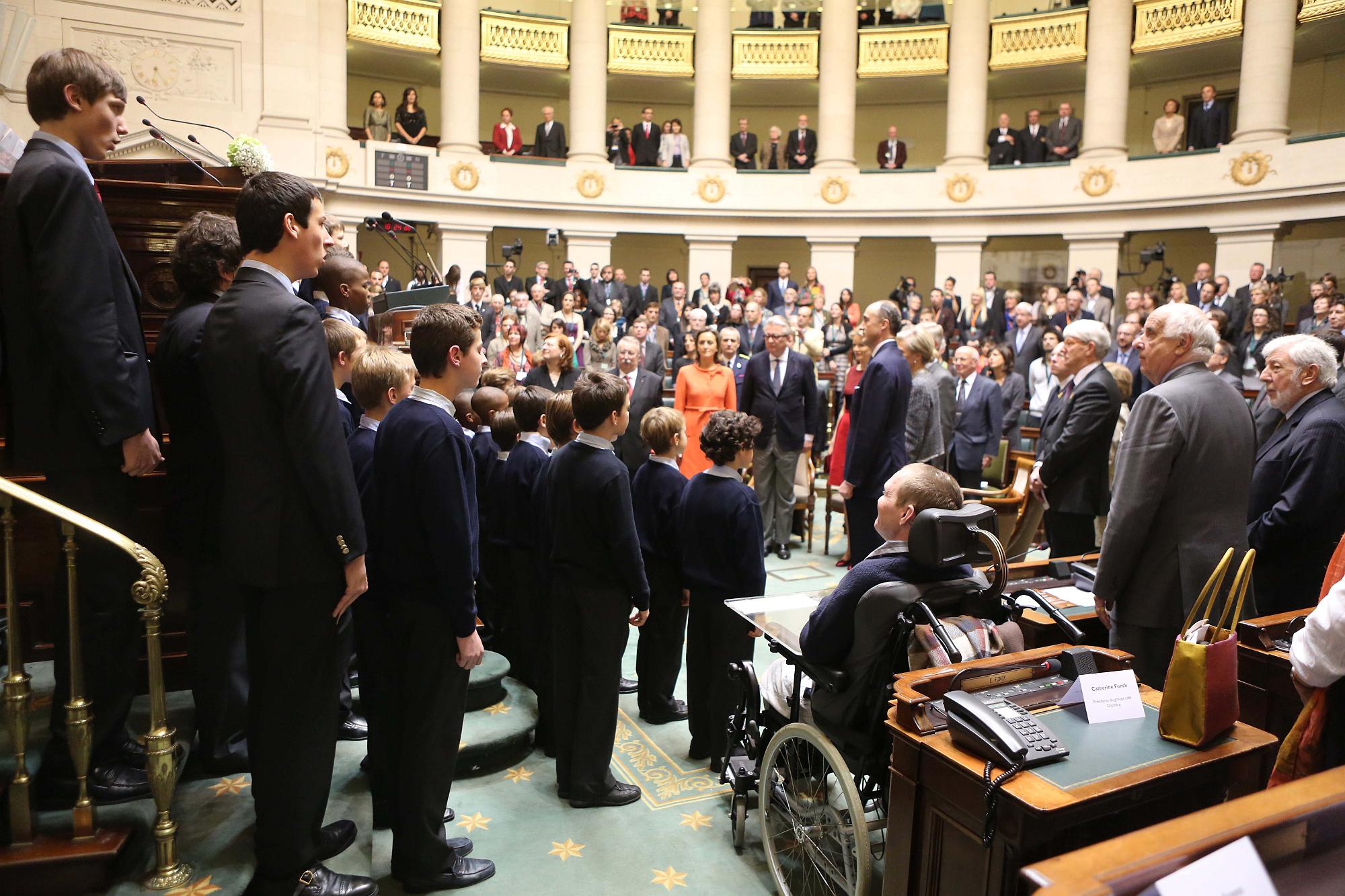  Koningsfeest in het federale parlement:  “Actief ouder worden en Solidariteit tussen de generaties”