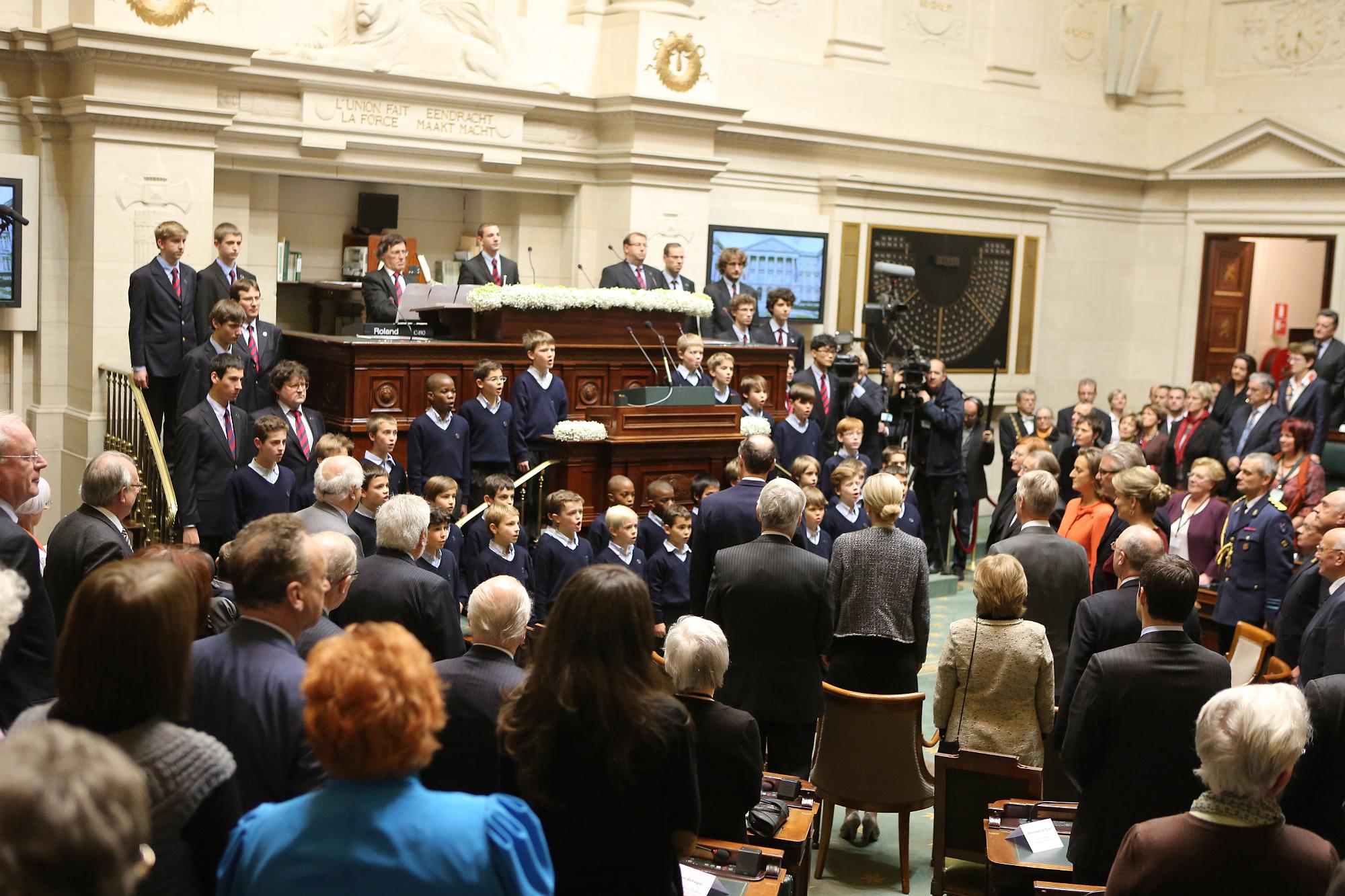  Koningsfeest in het federale parlement:  “Actief ouder worden en Solidariteit tussen de generaties”